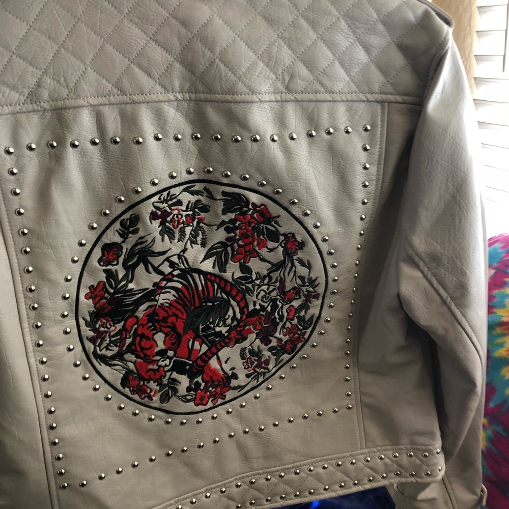 women’s leather jacket